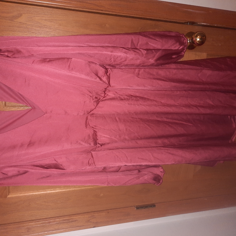 Elegant Rose Pink Dress